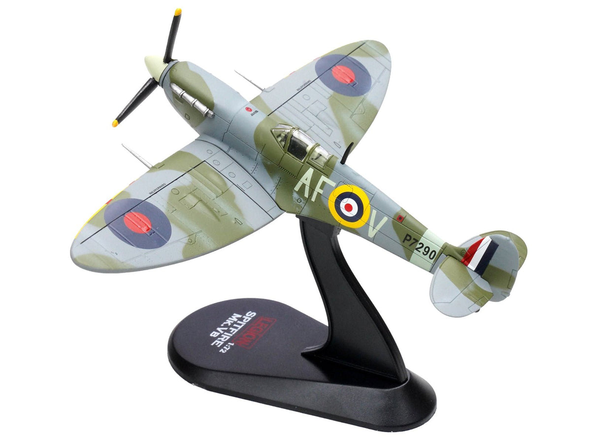Supermarine Spitfire Mk IIa Fighter Aircraft "P7290 Air Fighting Development Unit RAF Duxford" (1942) Royal Air Force 1/72 Diecast Model by Legion-Legion-ModelCars.com