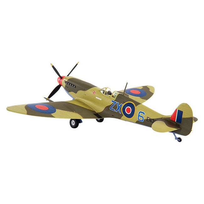 Supermarine Spitfire MK IXC Fighter Aircraft "Royal Air Force Ldr. Stanislav Skalsk Polish Combat Team North Africa" (1943) 1/72 Diecast Model by JC Wings - JC Wings - ModelCars.com