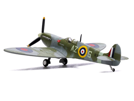 Supermarine Spitfire Mk Vb Fighter Aircraft "BL924 Pilot Officer Aksel Svendsen Danish Presentation Spitfire Valdemar Atterdag No. 234 Madras Presidency Squadron" (1942) Royal Air Force 1/72 Diecast Model by Legion-Legion-ModelCars.com