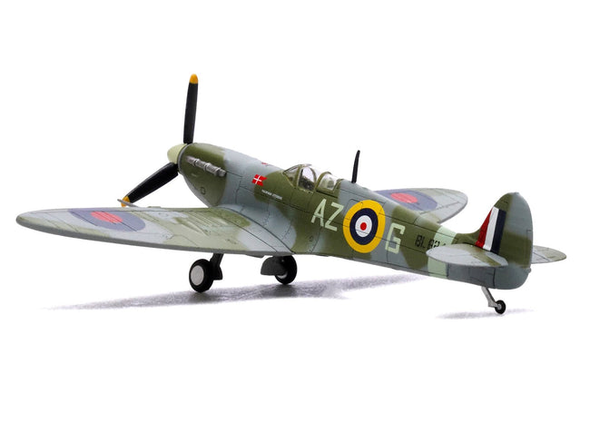 Supermarine Spitfire Mk Vb Fighter Aircraft "BL924 Pilot Officer Aksel Svendsen Danish Presentation Spitfire Valdemar Atterdag No. 234 Madras Presidency Squadron" (1942) Royal Air Force 1/72 Diecast Model by Legion-Legion-ModelCars.com