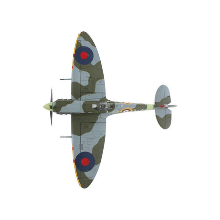Supermarine Spitfire Mk Vb Fighter Aircraft "BM124 Squadron Leader Brendan 'Paddy' Finucane No. 602 Squadron" (1942) Royal Air Force "Air Power Series" 1/48 Diecast Model by Hobby Master-Hobby Master-ModelCars.com