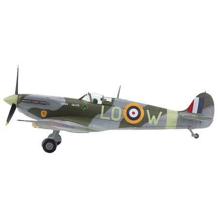 Supermarine Spitfire Mk Vb Fighter Aircraft "BM124 Squadron Leader Brendan 'Paddy' Finucane No. 602 Squadron" (1942) Royal Air Force "Air Power Series" 1/48 Diecast Model by Hobby Master - Hobby Master - ModelCars.com