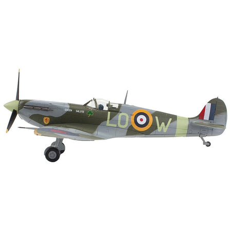 Supermarine Spitfire Mk Vb Fighter Aircraft "BM124 Squadron Leader Brendan 'Paddy' Finucane No. 602 Squadron" (1942) Royal Air Force "Air Power Series" 1/48 Diecast Model by Hobby Master-Hobby Master-ModelCars.com