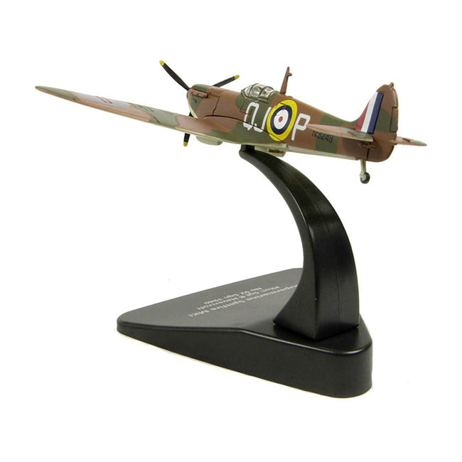 Supermarine Spitfire MK1 SGT R. Havercroft No 92 Sqn 1940 1/72 Diecast Model Airplane by Oxford Diecast - Oxford Diecast - ModelCars.com