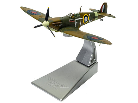 Supermarine Spitfire Mk.II Fighter Aircraft "Iron Maiden 'Aces High'" Green Camouflage with Graphics 1/72 Diecast Model by Corgi-Corgi-ModelCars.com