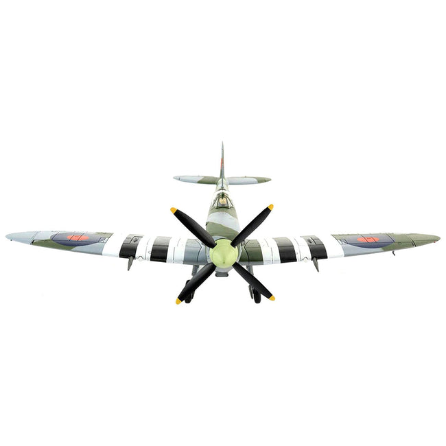 Supermarine Spitfire Mk.Ixe Fighter Aircraft "F/O Johnnie Houlton 485 (NZ) Squadron France" (1944) 1/48 Diecast Model by Hobby Master - Hobby Master - ModelCars.com