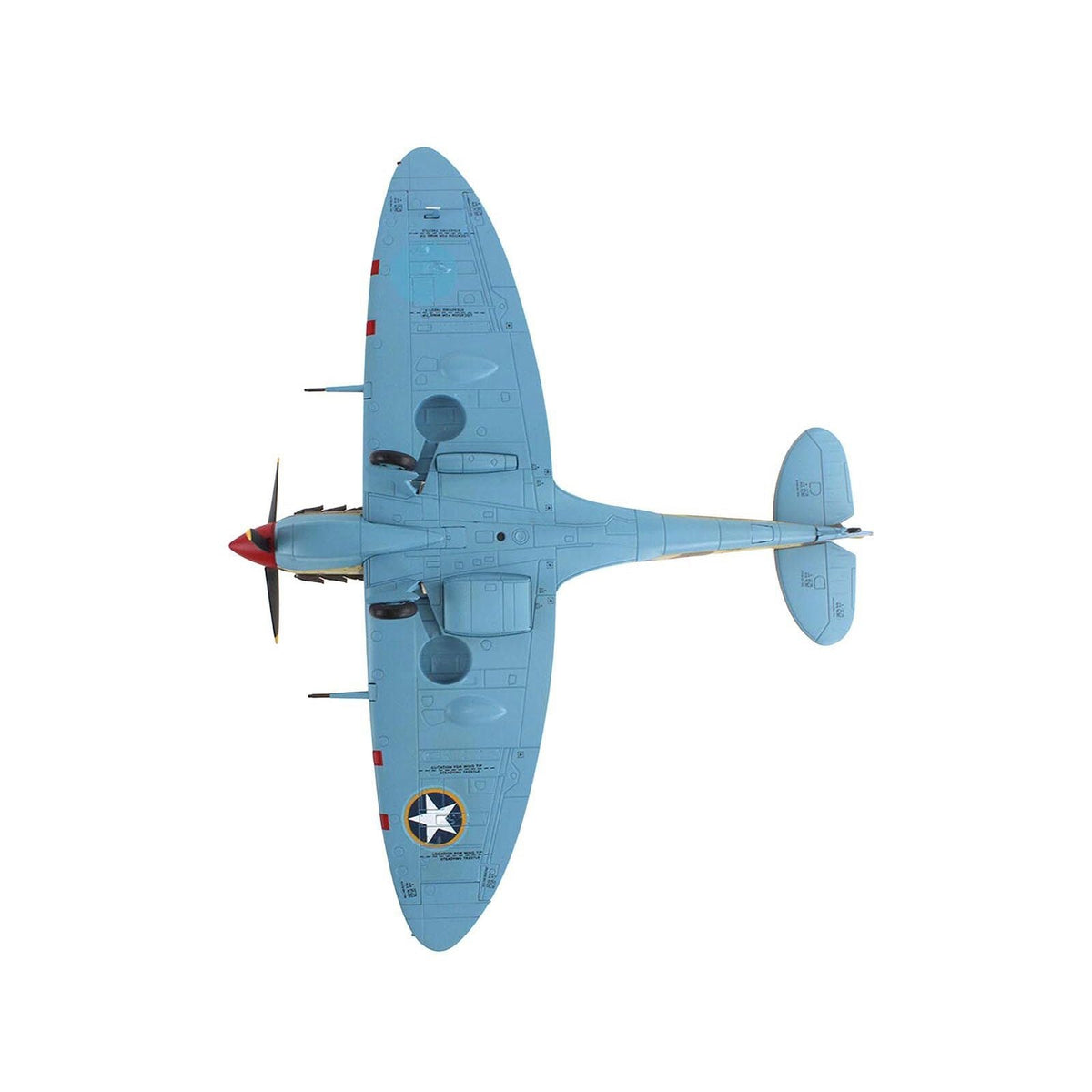 Supermarine Spitfire Mk.Vb Trop Fighter Aircraft "ER570 4th Fighter Squadron 52nd Fighter Group" (1943) Mediterranean Allied Coastal Air Force "Air Power Series" 1/48 Diecast Model by Hobby Master-Hobby Master-ModelCars.com