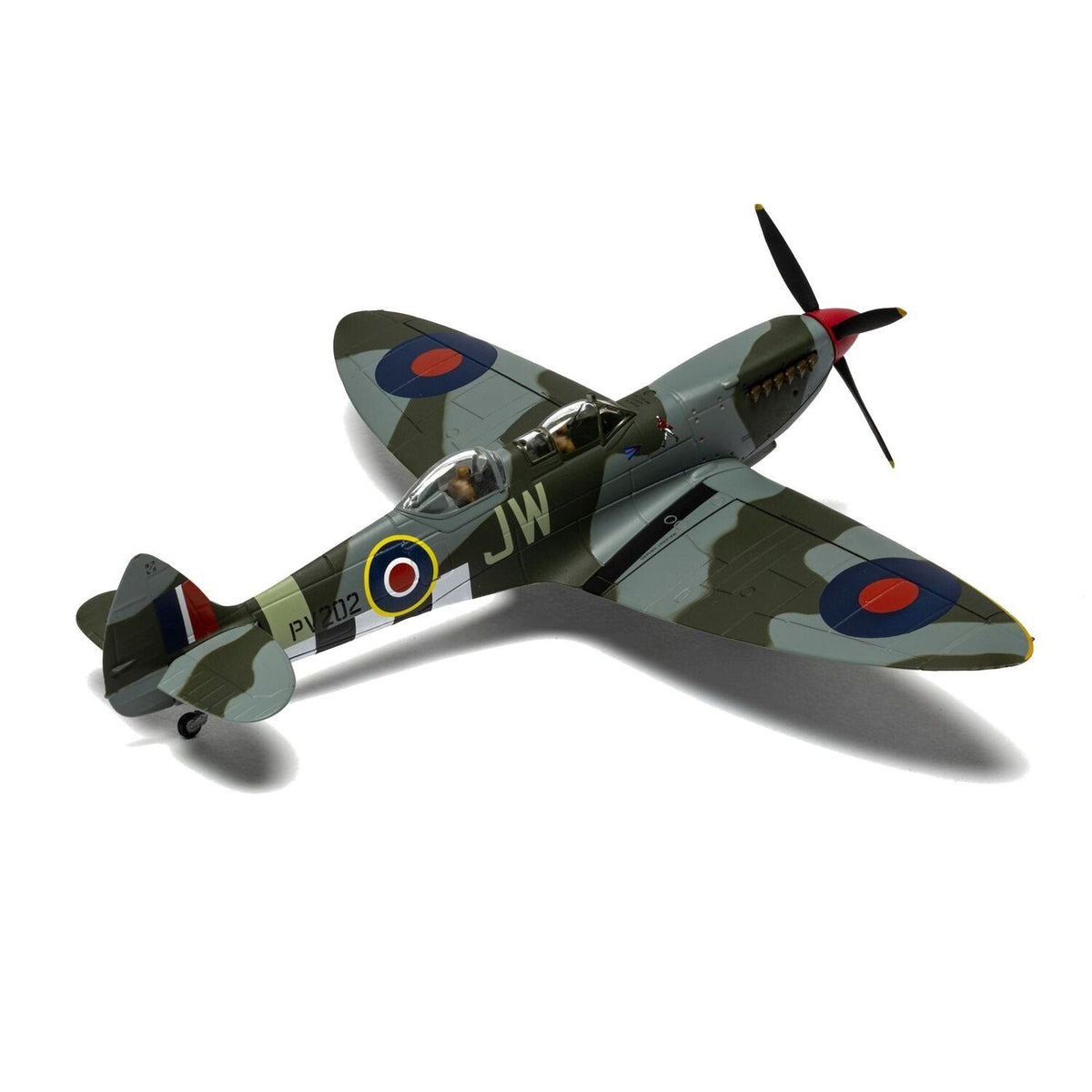 Supermarine Spitfire T.9 Aircraft "PV202 Aerial Collective at Duxford Airfield" British Royal Air Force "The Aviation Archive" Series 1/72 Diecast Model by Corgi - Corgi - ModelCars.com