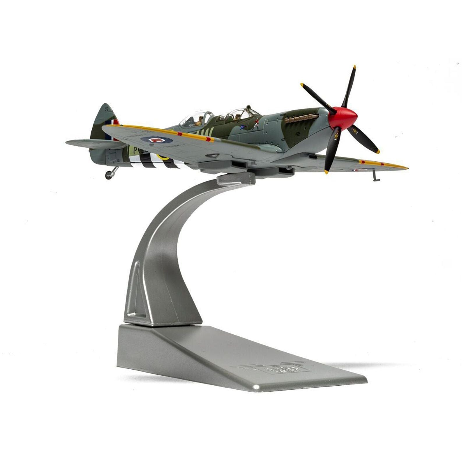 Supermarine Spitfire T.9 Aircraft "PV202 Aerial Collective at Duxford Airfield" British Royal Air Force "The Aviation Archive" Series 1/72 Diecast Model by Corgi - Corgi - ModelCars.com