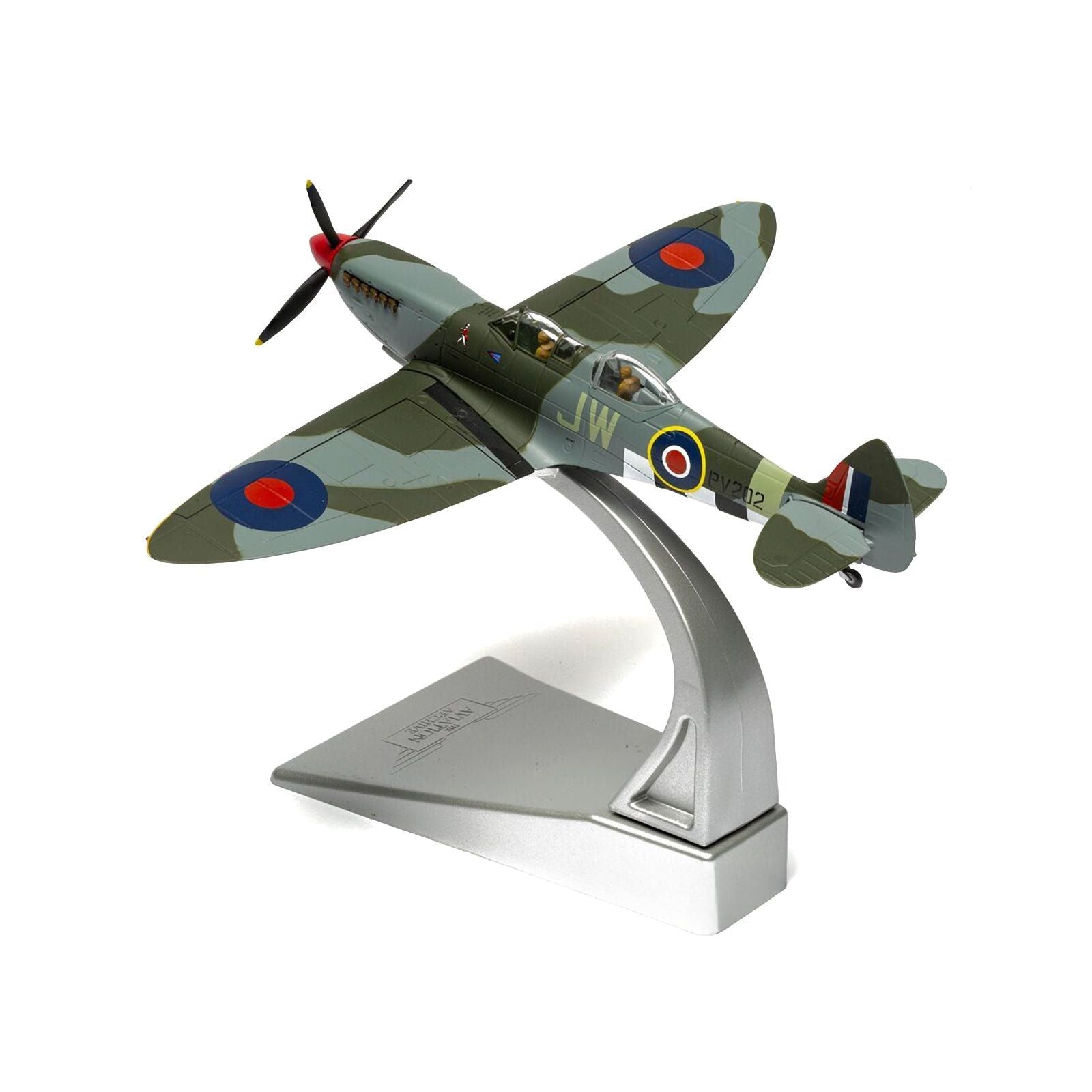 Supermarine Spitfire T.9 Aircraft "PV202 Aerial Collective at Duxford Airfield" British Royal Air Force "The Aviation Archive" Series 1/72 Diecast Model by Corgi - Corgi - ModelCars.com