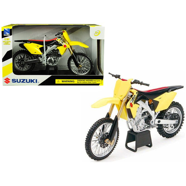 Suzuki RM - Z450 Yellow 1/12 Motorcycle Model by New Ray - New Ray - ModelCars.com