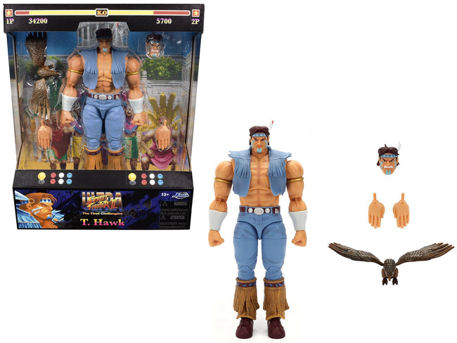 T. Hawk 7.5" Moveable Figure with Accessories and Alternate Head and Hands "Ultra Street Fighter II: The Final Challengers" (2017) Video Game Model by Jada-Jada-ModelCars.com