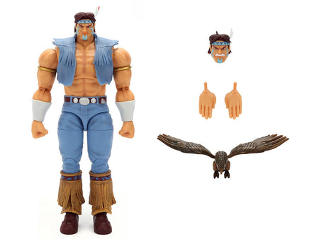T. Hawk 7.5" Moveable Figure with Accessories and Alternate Head and Hands "Ultra Street Fighter II: The Final Challengers" (2017) Video Game Model by Jada-Jada-ModelCars.com