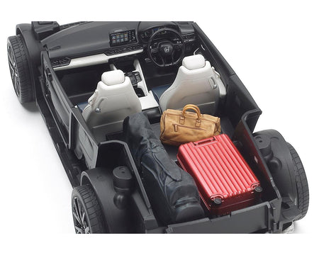Honda model car interior with luggage