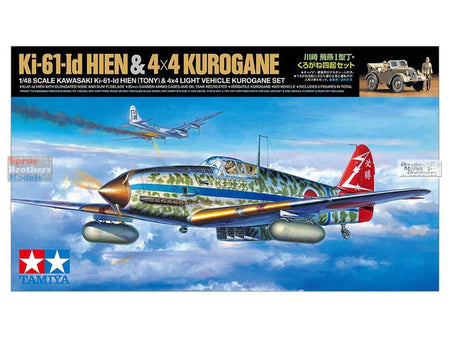 TAM25203 1:48 Tamiya Ki-61-Id Hien (Tony) & 4x4 Kurogane