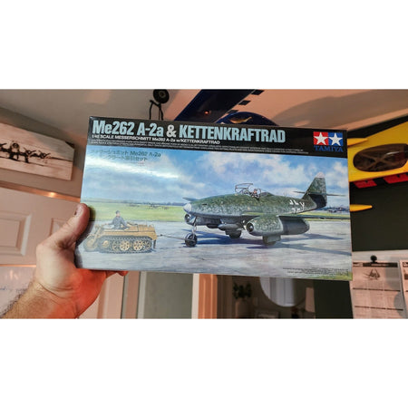 TAM25215 1:48 Tamiya Me262A-2a & Kettenkraftrad [2 kits]-Tamiya-ModelCars.com