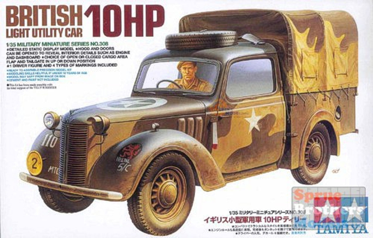 TAM35308 1:35 Tamiya British Light Utility Car 10HP #35308