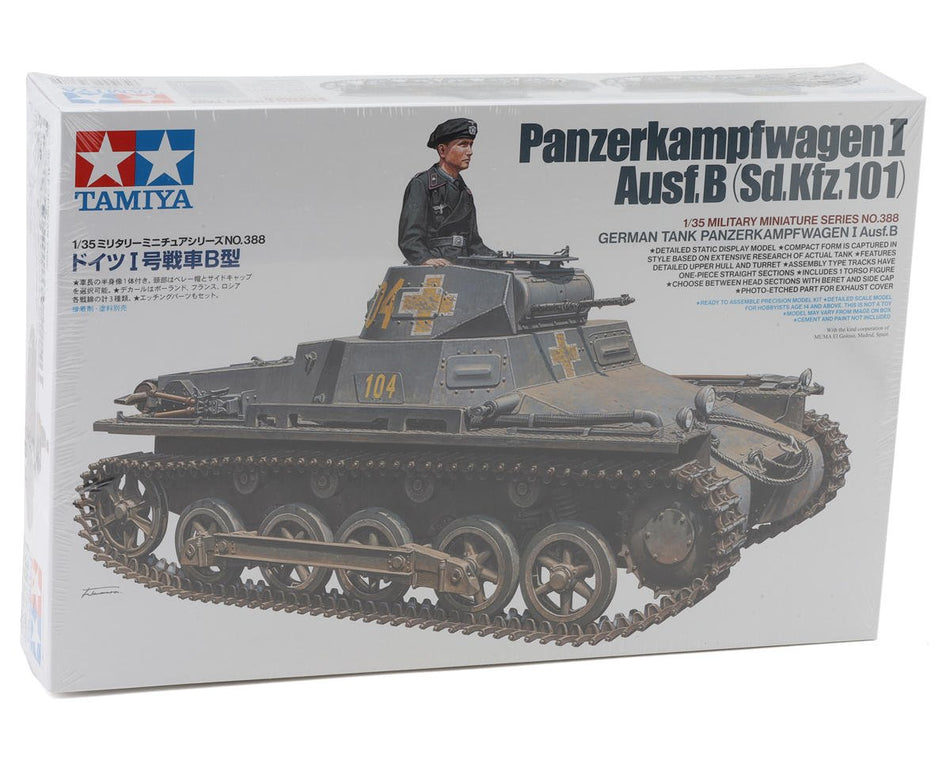 Tamiya 1/35 German Tank Panzerkampfwagen I Ausf.B Model Kit