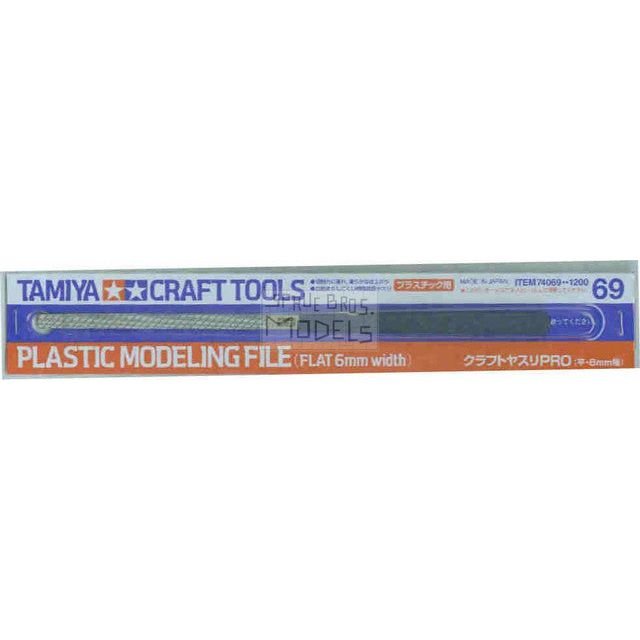 Plastic Modelling Files TAM74069 Tamiya Tools - Plastic Modeling File Flat 6mm Width #74069