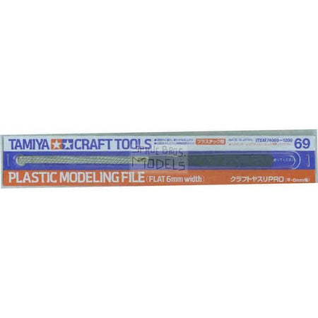 TAM74069 Tamiya Tools - Plastic Modeling File Flat 6mm Width 74069 - Tamiya - ModelCars.com