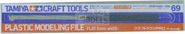 TAM74069 Tamiya Tools - Plastic Modeling File Flat 6mm Width #74069