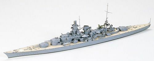 Tamiya - 1/700 German Scharnhorst Battleship Plastic Model Boat Kit
