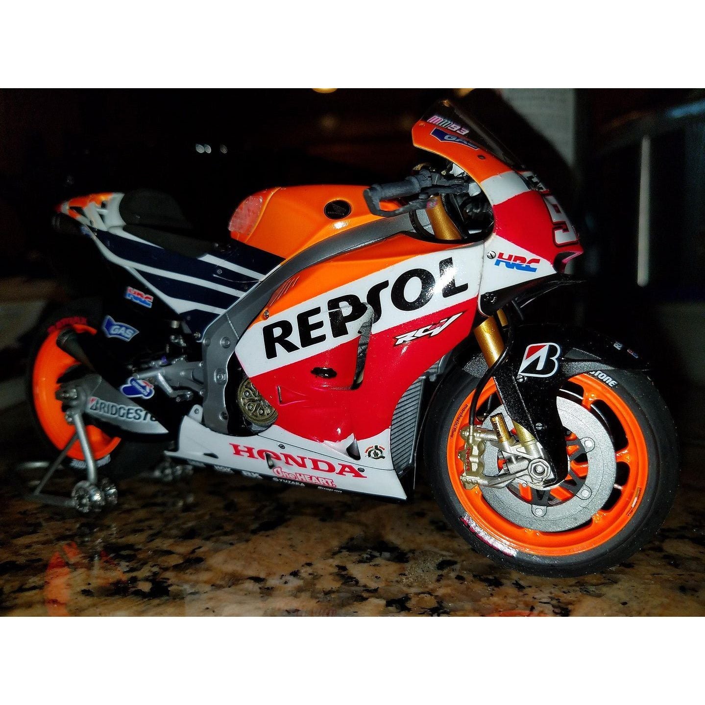 Tamiya 1/12 Repsol Honda RC213V4 Motorbike - Tamiya - ModelCars.com