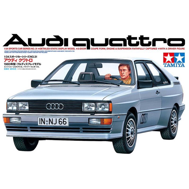 Tamiya 1/24 Audi Quattro Model Kit - Tamiya - ModelCars.com