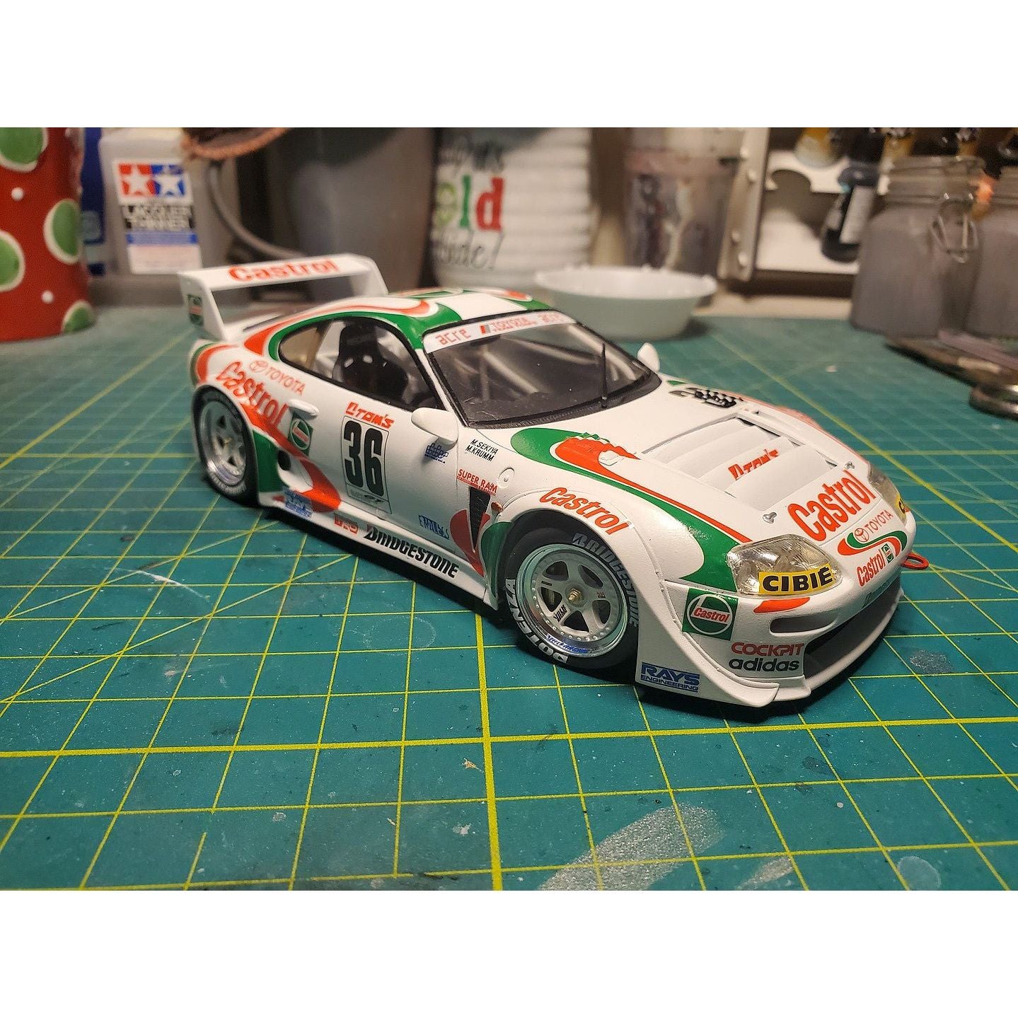 Tamiya 1/24 Castrol Toyota Toms Supra GT - Tamiya - ModelCars.com
