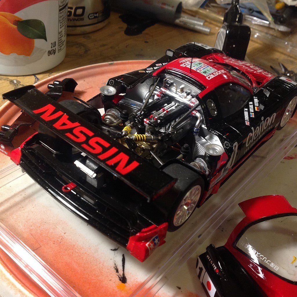 Tamiya 1/24 Nissan R390 GT1-Tamiya-ModelCars.com