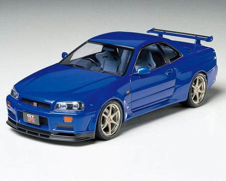 Tamiya 1/24 Nissan Skyline GT-R V-spec (R34) Plastic Model Kit-Tamiya-ModelCars.com