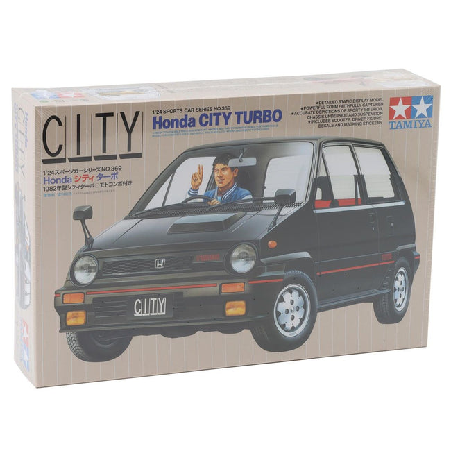 Tamiya 1/24 Scale Honda City Turbo Plastic Model Kit-Tamiya-ModelCars.com