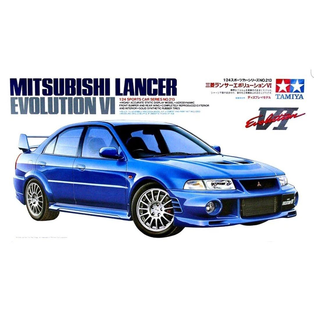 Tamiya 1/24 Scale Mitsubishi Lancer Evolution VI - Tamiya - ModelCars.com