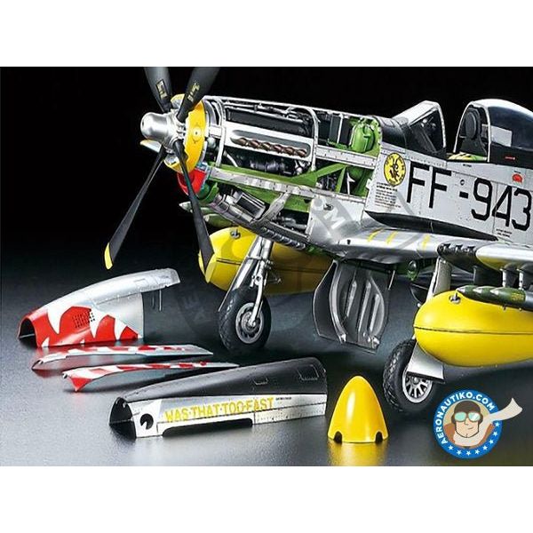 Tamiya 1/32 North American F-51D Mustang-Tamiya-ModelCars.com