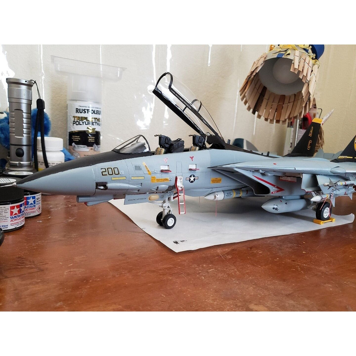 Tamiya 1/32 Scale Grumman F-14A Tomcat-Tamiya-ModelCars.com
