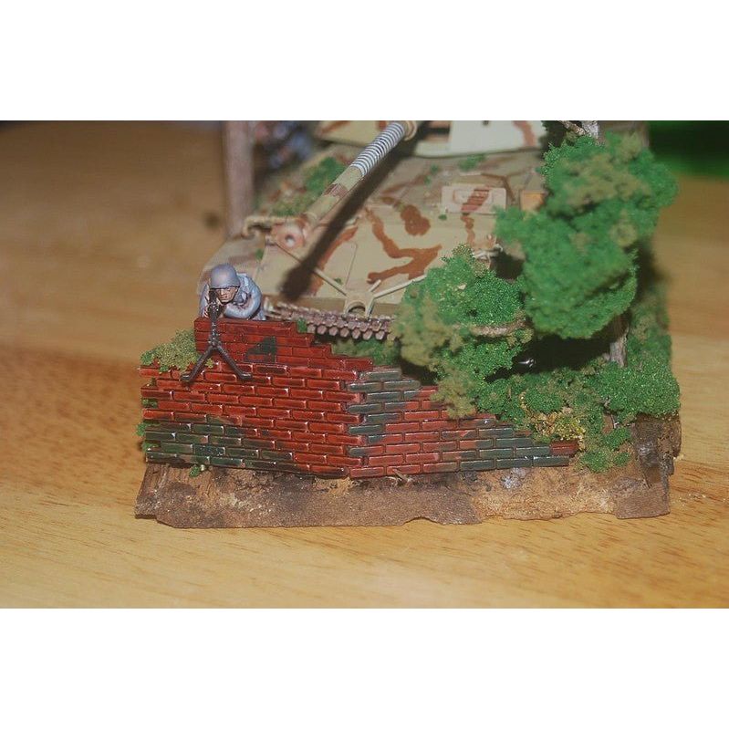Tamiya 1/35 BRICK WALL SET KIT-Tamiya-ModelCars.com