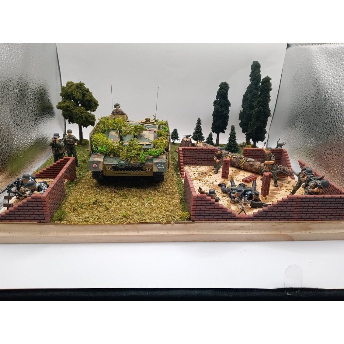 Tamiya 1/35 BRICK WALL SET KIT-Tamiya-ModelCars.com