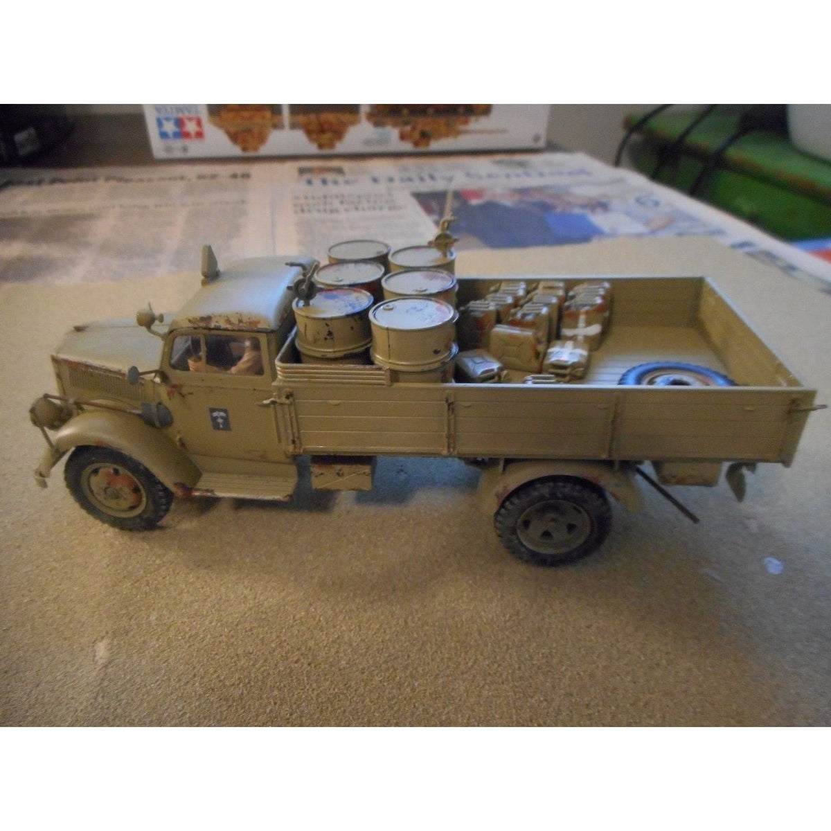 Tamiya 1/35 German 3Ton 4X2 Cargo Trk-Tamiya-ModelCars.com