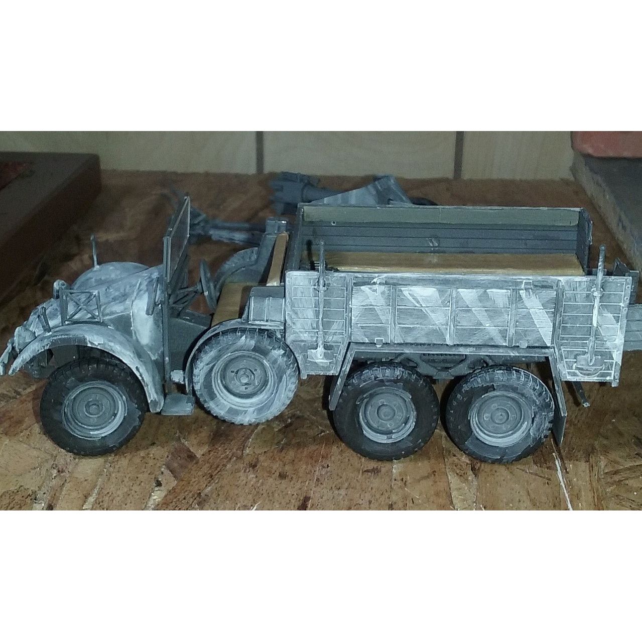 Tamiya 1/35 German 6x4 Truck Krupp Protze w/ 3 Figures - Tamiya - ModelCars.com