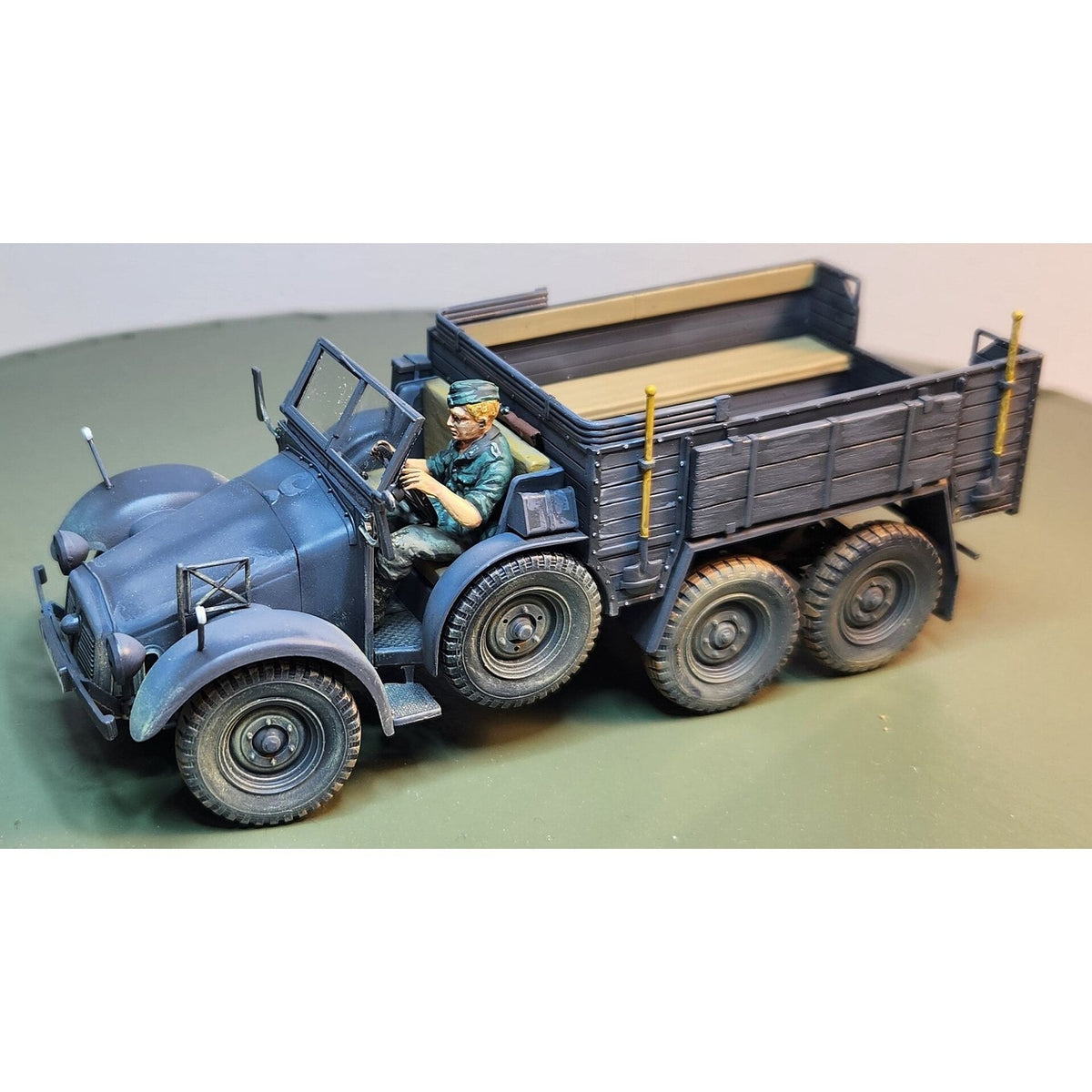 Tamiya 1/35 German 6x4 Truck Krupp Protze w/ 3 Figures-Tamiya-ModelCars.com