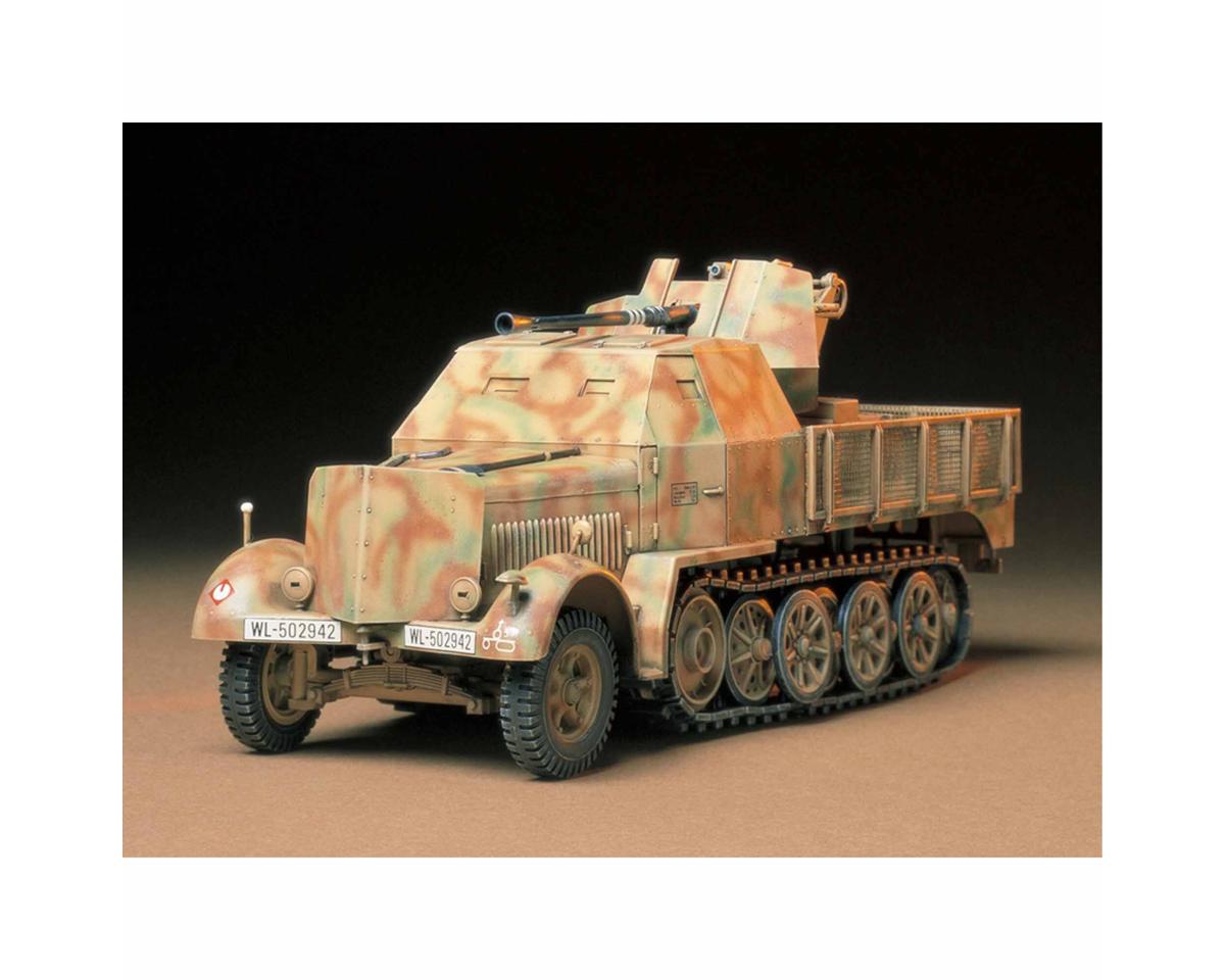 Tamiya 1/35 German 8ton Semi-Track 3.7cm Flak 37 Sd.kfz. 7/2 Armored Cab Type Plastic Model Kit-Tamiya-ModelCars.com
