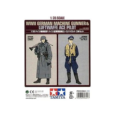 Tamiya 1:35 German Gunner + Ace Pilot-Tamiya-ModelCars.com