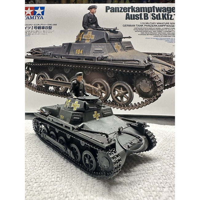 Tamiya 1/35 German Tank Panzerkampfwagen I Ausf.B Model Kit-Tamiya-ModelCars.com