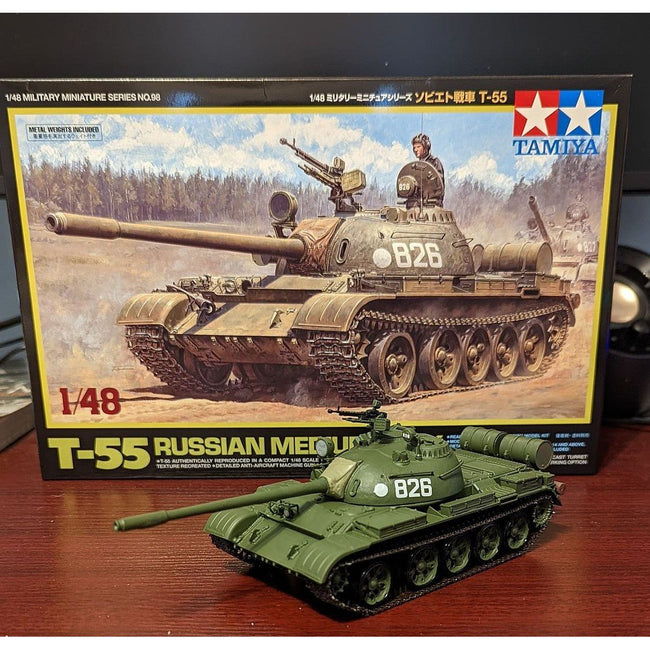 Tamiya 1/35 Russian Medium Tank T - 55 - Tamiya - ModelCars.com