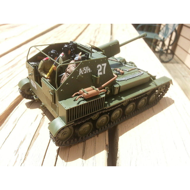 Tamiya 1/35 Russian Self - Propelled Gun - Tamiya - ModelCars.com