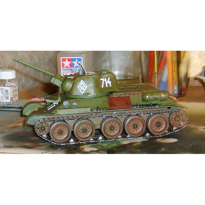 Tamiya 1/35 Russian T34- 76 CHTZ Kit-Tamiya-ModelCars.com