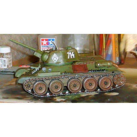 Tamiya 1/35 Russian T34- 76 CHTZ Kit-Tamiya-ModelCars.com