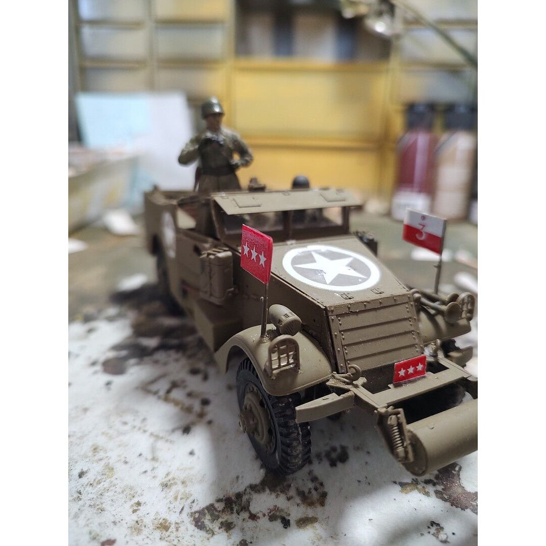 Tamiya 1/35 Scale M3A1 Scout Car - Tamiya - ModelCars.com