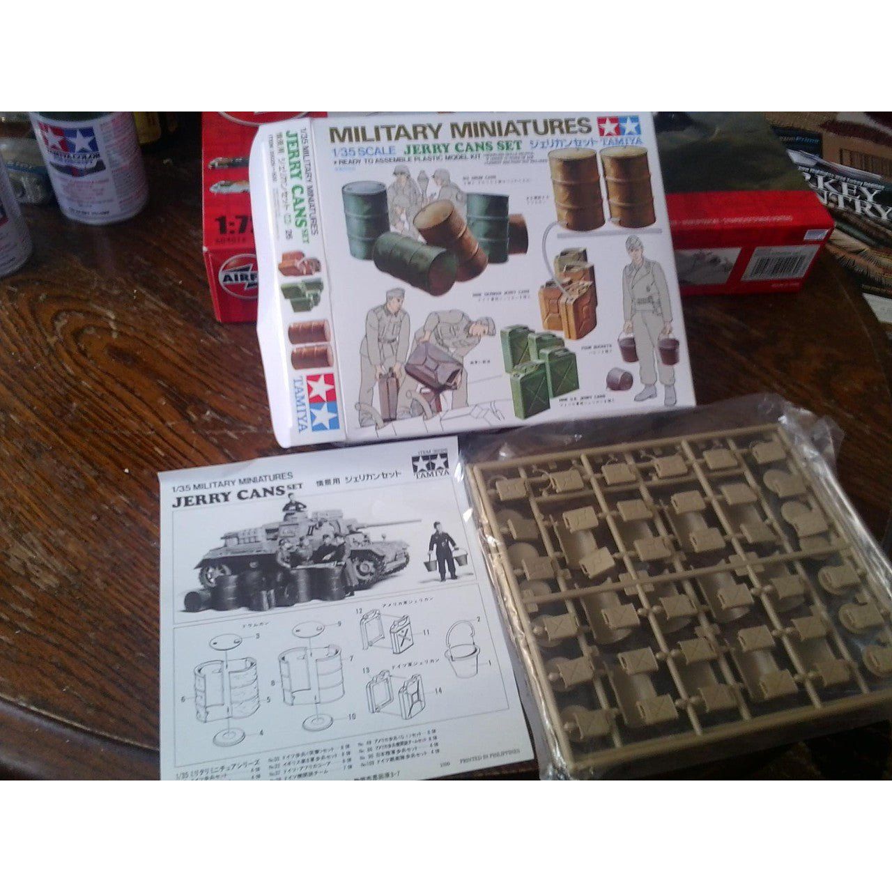Tamiya 1/35 Scale Military Miniatures Jerry Can Set - Tamiya - ModelCars.com