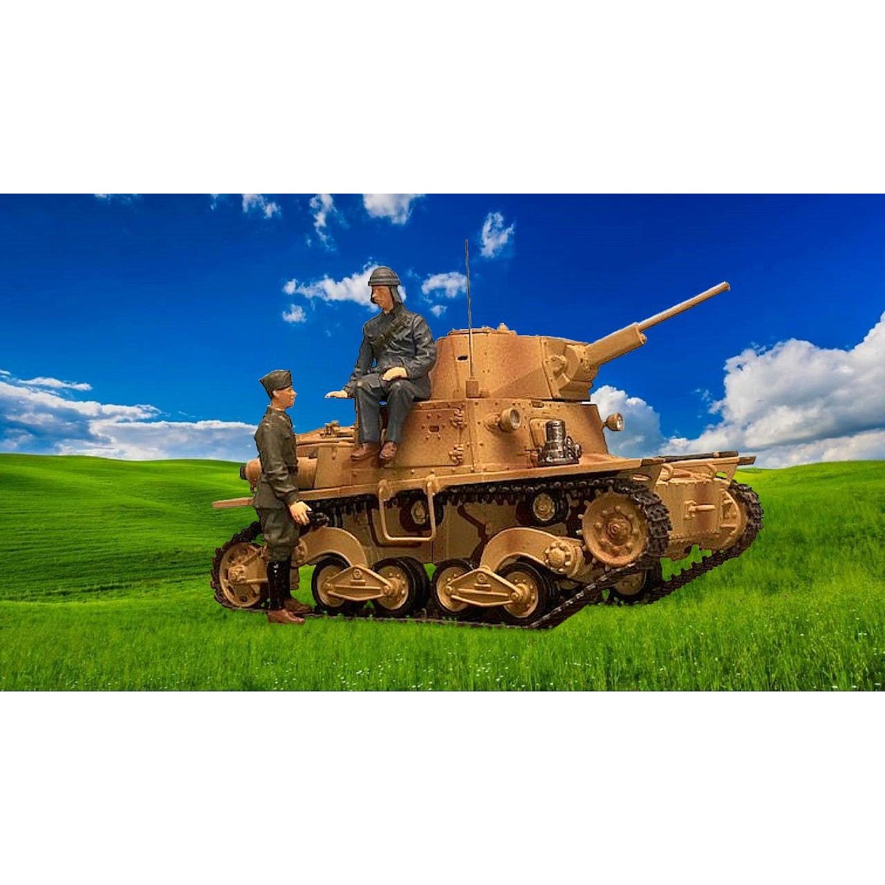 Tamiya 1/35 Scale Scale Italian Light Tank L6/40 - Tamiya - ModelCars.com